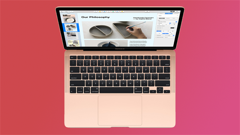 MacBook Air 2020 dày hơn một chút so với MacBook Air 2019