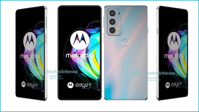 Ảnh render Motorola Edge 20 Ảnh render Motorola Edge 20