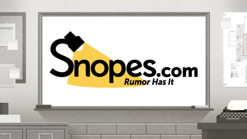 Snopes.com - nơi bắt nguồn từ viết tắt này