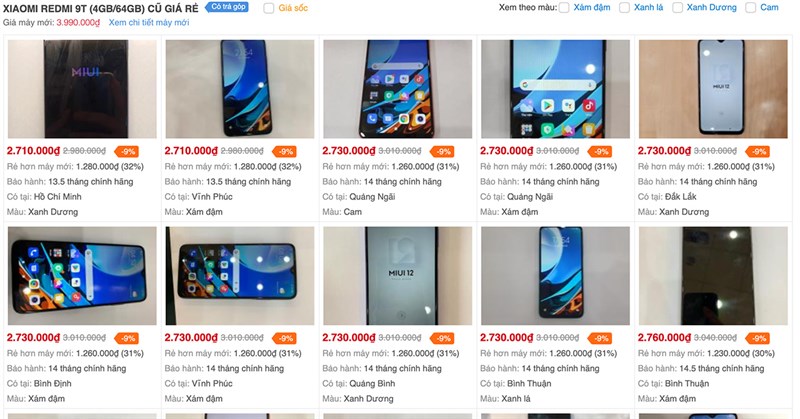 Redmi 9T đổi trả đại hạ giá, sắm ngay vì rẻ hơn máy mới tận cả triệu