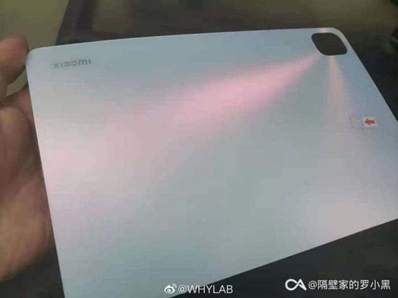 Mi Pad 5 lộ ảnh thực tế với cụm camera vuông vức cùng màn hình 120Hz