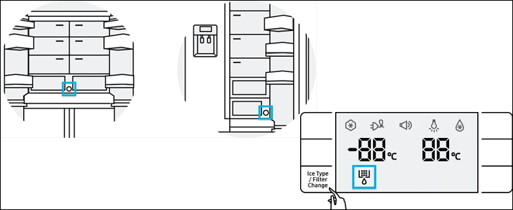 Thay bộ lọc trên tủ lạnh samsung định kỳ 
