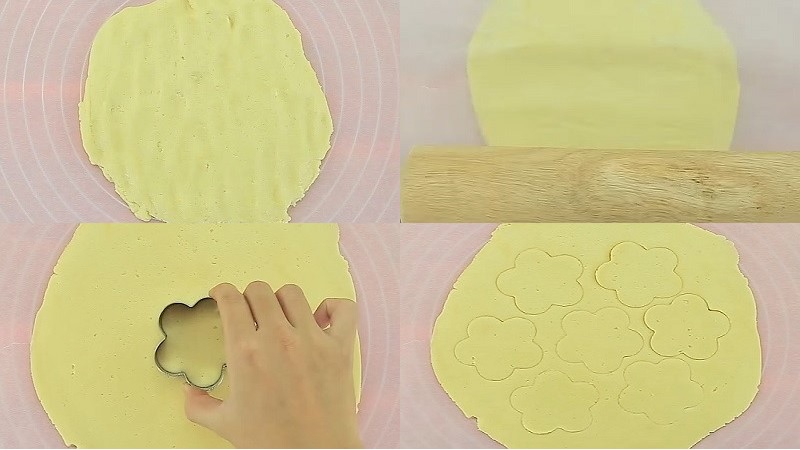 Tạo hình hoa cho bánh