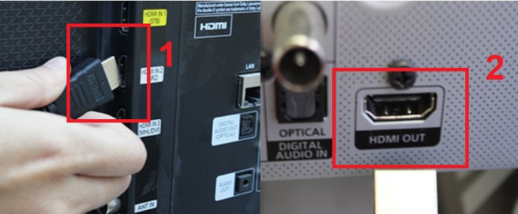 Kết nối loa với tivi Sony qua cổng HDMI có ARC