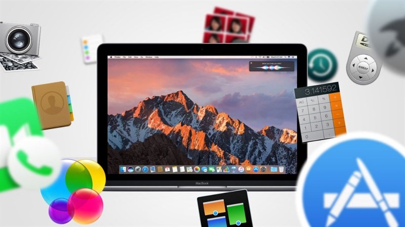 Các ứng dụng, phần mềm đi kèm​ MacBook và laptop Windows