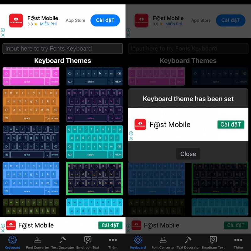cách đổi font chữ bàn phím iPhone