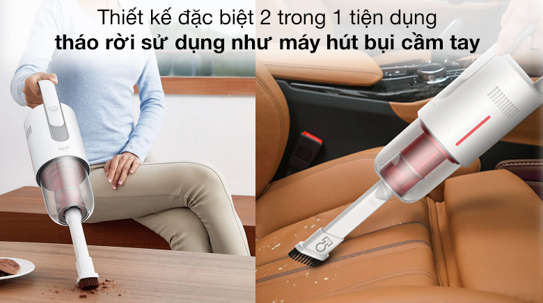 Mẫu cầm tay không dây và có dây có thiết kế 2 trong 1 tiện dụng