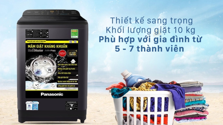 Máy giặt Panasonic dòng NA-A9BRV đa dạng khối lượng phù hợp ngay cả với gia đình nhiều thành viên