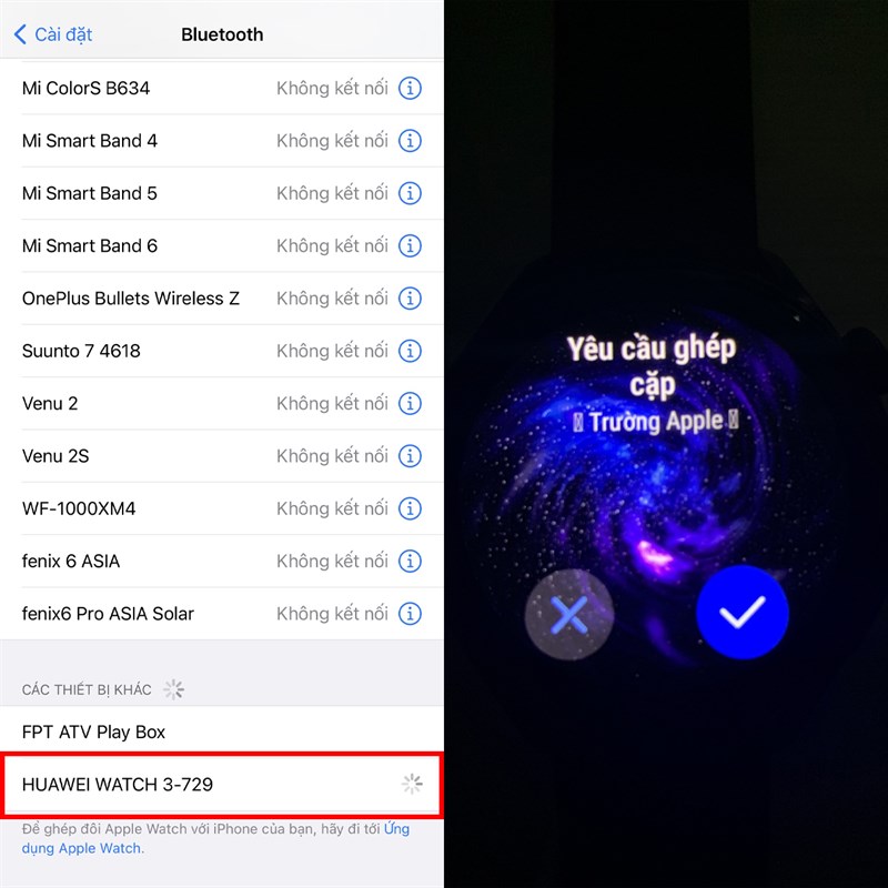 Cách kết nối Huawei Watch 3 với iPhone