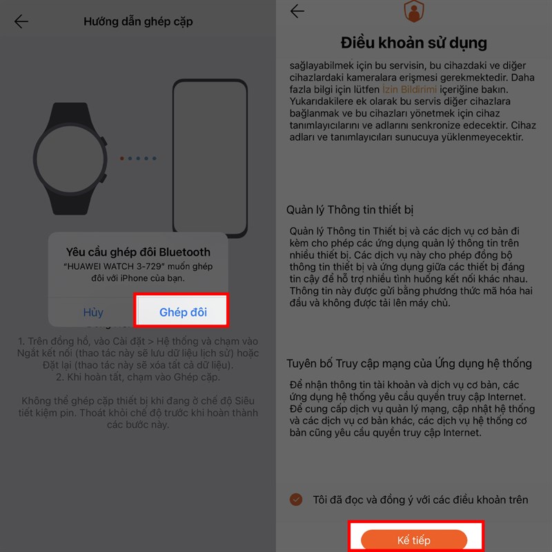 Cách kết nối Huawei Watch 3 với iPhone