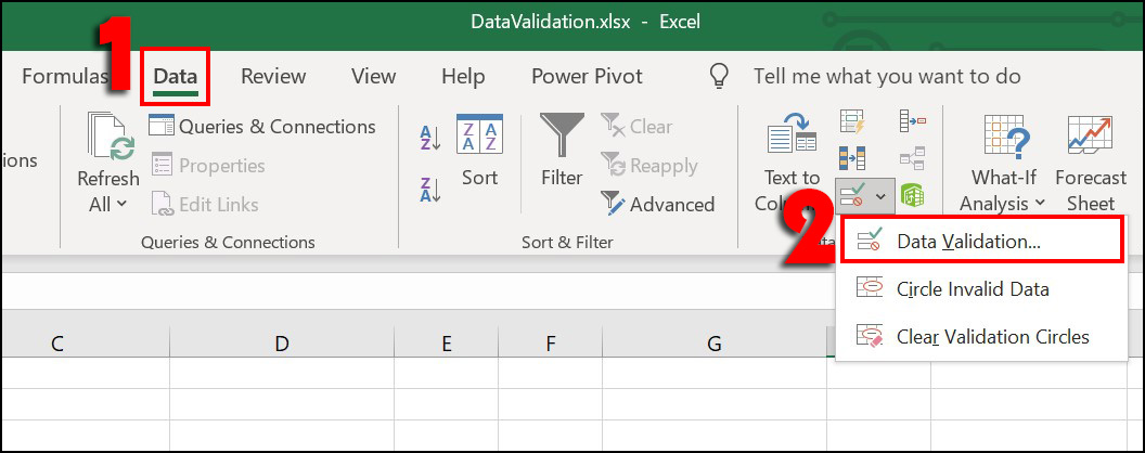 Cách sử dụng Data Validation trong Excel để tạo danh sách nhập nhanh dữ liệu