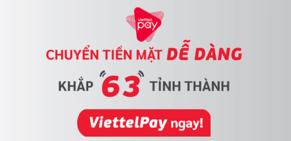 ViettelPay cung cấp dịch vụ chuyển tiền mặt tận nhà hoặc nhận tại cửa hàng gần nhất