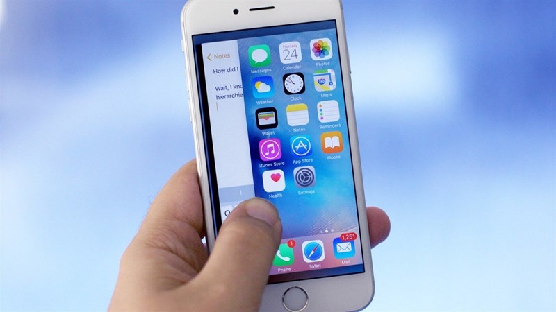 cách mở đa nhiệm trên iPhone 6s và iPhone 6s Plus