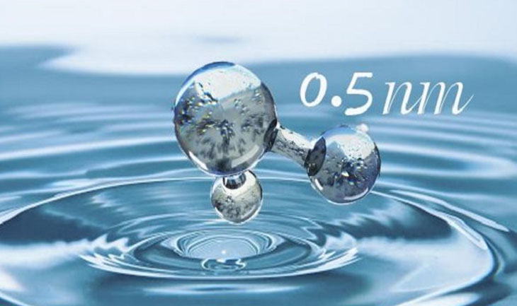 Tìm hiểu nguồn gốc ra đời của máy lọc nước ion kiềm > Cấu trúc phân tử nước siêu nhỏ