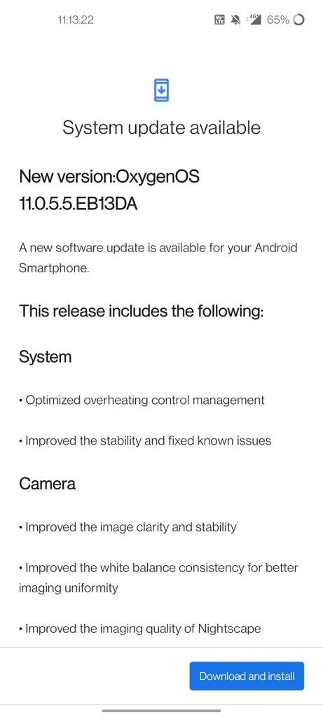 OnePlus Nord CE được cập nhật camera và cải thiện tình trạng quá nhiệt