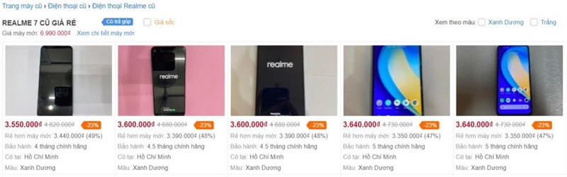 REALME 7 ĐỔI TRẢ REALME 7 ĐỔI TRẢ