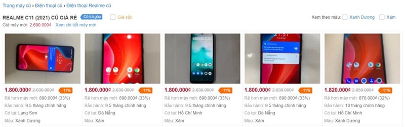 REALME C11 2021 ĐỔI TRẢ REALME C11 2021 ĐỔI TRẢ