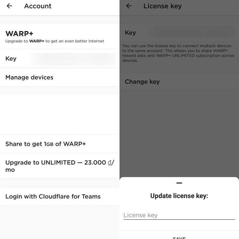 Cách nhập code 1.1.1.1 dịch vụ VPN Warp+ lên đến 270 TB