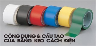 Băng keo cách điện là gì? Cấu tạo và công dụng của băng keo cách điện