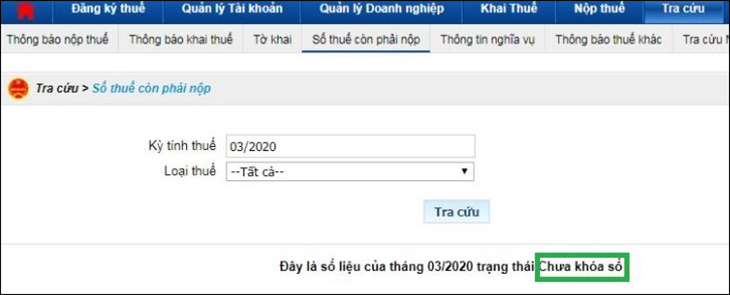 Chưa khóa sổ đồng nghĩa chưa đến hạn nộp các loại báo cáo và thuế