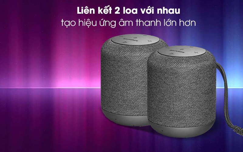 Bạn dễ dàng ghép nối hai loa với công nghệ True Wireless Stereo