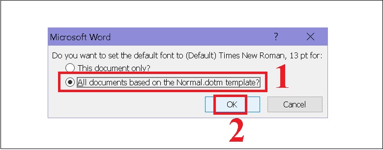 Bạn muốn tạo ra những tài liệu chuyên nghiệp với font chữ đồng bộ? Bạn chỉ cần chỉnh phông chữ mặc định của Word thành Times New Roman. Điều đó sẽ giúp cho tài liệu của bạn trở nên gọn gàng và chuyên nghiệp hơn bao giờ hết. Nhấn vào hình ảnh để tìm hiểu cách đặt font chữ mặc định trong Word bằng phông chữ Times New Roman.