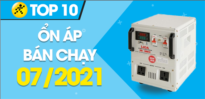 Top 10 Ổn áp bán chạy nhất tháng 7/2021 tại Điện máy XANH