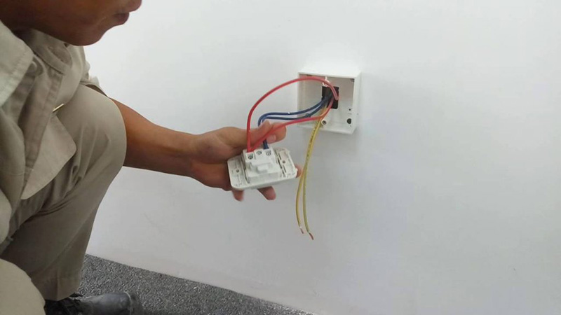 Wire connection is commonly used when installing electrical systems