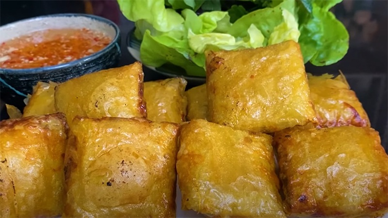 How to make crispy, greasy crab spring rolls