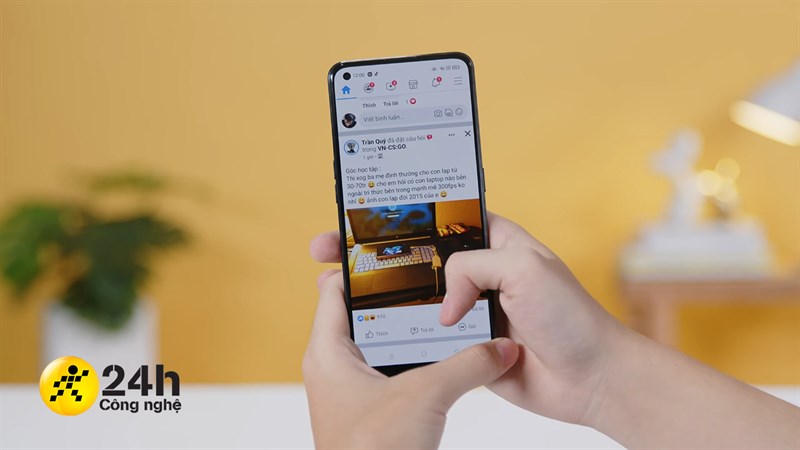 Chất lượng hiển thị của màn hình trên OPPO Reno6 Z 5G là tương đối tốt. Chất lượng hiển thị của màn hình trên OPPO Reno6 Z 5G là tương đối tốt.