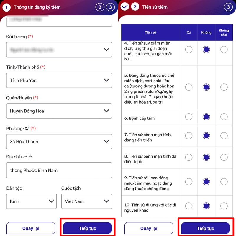 Cách đăng kí tiêm vaccine Covid-19 cho người thân bằng điện thoại Cách đăng kí tiêm vaccine Covid-19 cho người thân bằng điện thoại