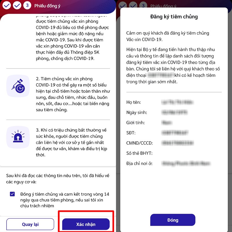 Cách đăng kí tiêm vaccine Covid-19 cho người thân bằng điện thoại Cách đăng kí tiêm vaccine Covid-19 cho người thân bằng điện thoại