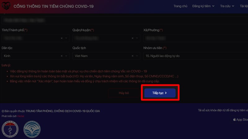 Cách đăng kí tiêm vaccine Covid-19 cho người thân Cách đăng kí tiêm vaccine Covid-19 cho người thân