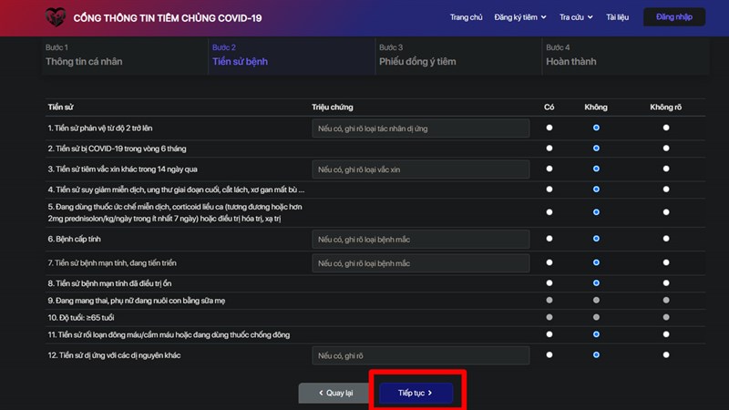 Cách đăng kí tiêm vaccine Covid-19 cho người thân Cách đăng kí tiêm vaccine Covid-19 cho người thân