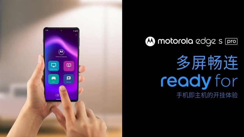 Motorola Edge S Pro được xác nhận sở hữu chức năng Ready For