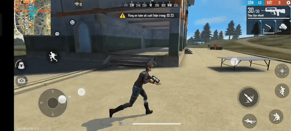 Trải nghiệm chơi Free Fire trên OPPO Reno6 5G.