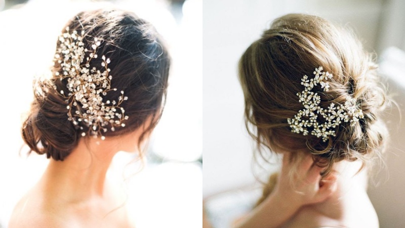 10 kiểu tóc cô dâu đẹp và cực dễ thương cho ngày cưới