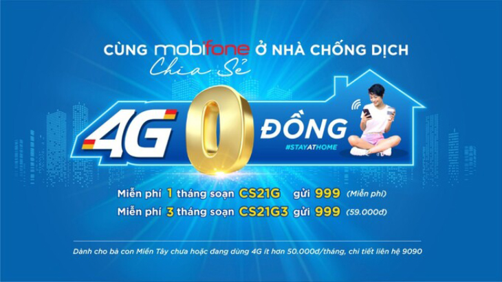 Chương trình Cùng MobiFone ở nhà chống dịch