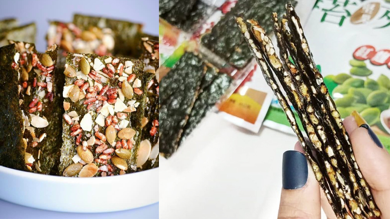 Snack rong biển kẹp hạt Snack rong biển kẹp hạt