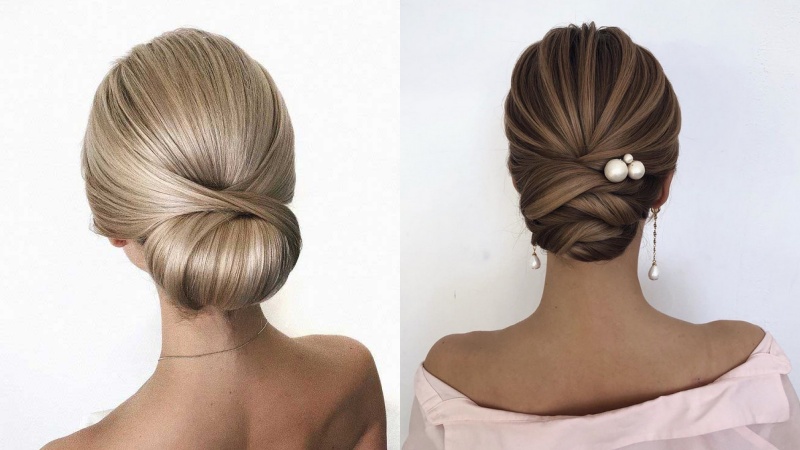 Kiểu tóc bới updo