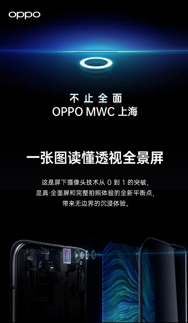 OPPO nhá hàng công nghệ camera ẩn dưới màn hình cùng thế hệ màn hình mới mang tên Perspective Panoramic Screen