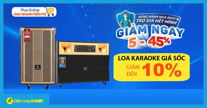 Top 10 loa Karaoke giá SỐC trong mùa dịch không thể bỏ qua. Mua online giao nhanh miễn phí