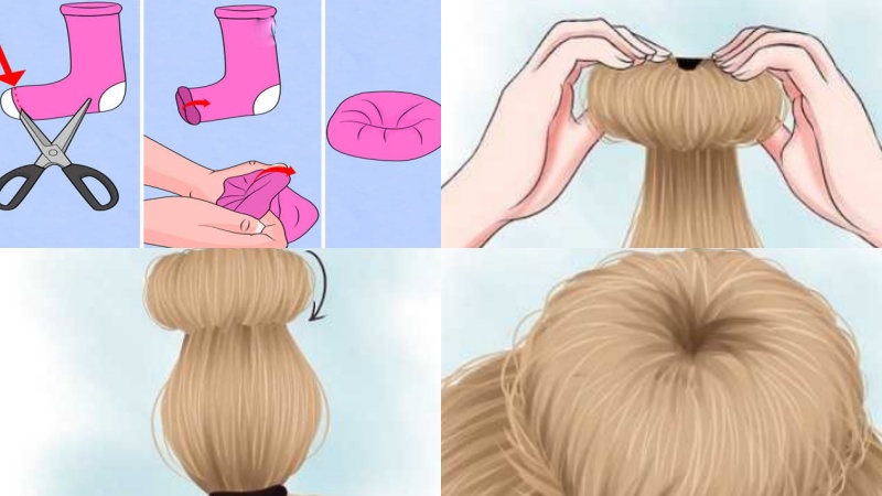 10 cách búi tóc củ tỏi đơn giản cho bạn gái cực xinh và nổi bật