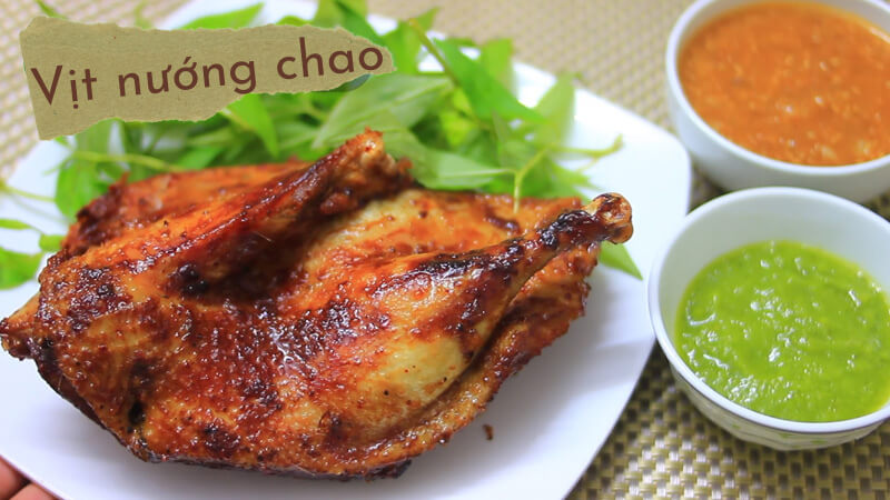 Cách làm vịt nướng chao giòn ngon, thấm vị