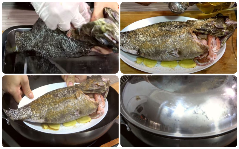 Cách làm cá bống mú hấp xì dầu ngon đúng điệu