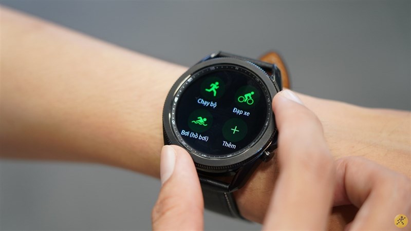 Samsung Galaxy Watch 3 41mm viền thép bạc dây da 