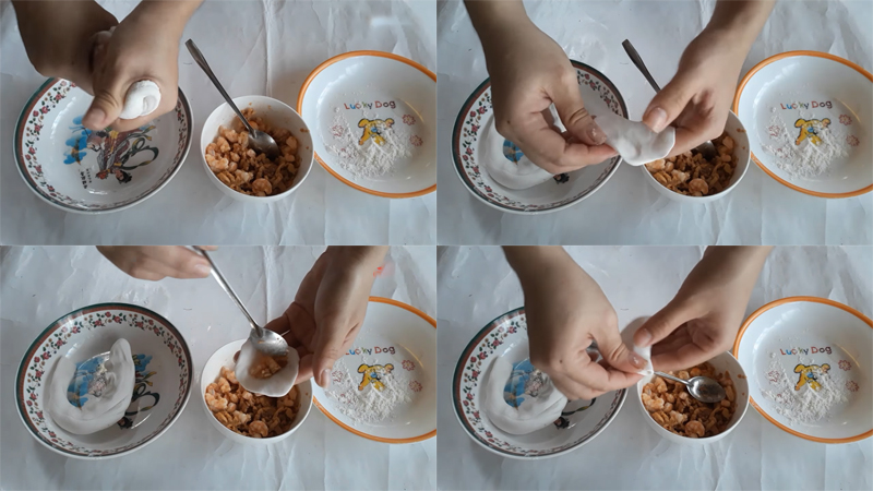 Nặn bánh bột lọc