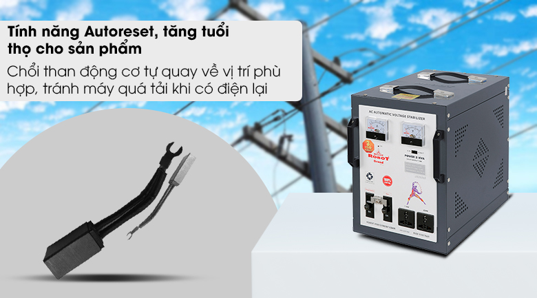 Được trang bị chức năng Autoreset