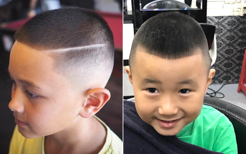 Bạch cắt tóc ngắn mặt dài phù hợp với trẻ con