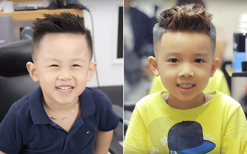 Tổng hợp Kiểu tóc đẹp cho bé trai Hàn Quốc ngầu nhất 2023